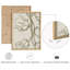 «Elegant Green Abstract Flower Blossom Floral Botanical Style», affiche rustique encadrée-109747417-109747418
