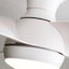 58CM Classic Three ABS Blades Ceiling Fan With LED Lights-1843666188-1843666189
