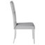 Chaise d'appoint rembourrée capitonnée (ensemble de 2)-1540857095