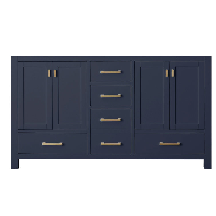 Modero 60'' W Double Bathroom Vanity Base