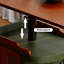 Table basse en bois massif à hauteur réglable Vintage
