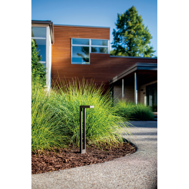 Modern Black Aluminum 22" Outdoor Pathway Light