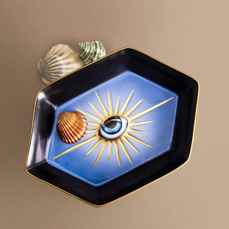 Lito Hexagon Catchall - Sapphire