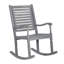 Chaise berçante d'extérieur en bois massif Raiah-626209445