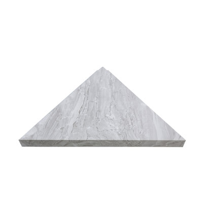 Tablette de douche d'angle imperméable en vinyle Palisade