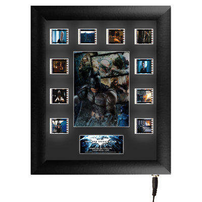 Batman The Dark Knight Rises Mini Montage FilmCell Presentation Framed Vintage Advertisement