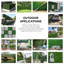 304.8cm Faux Boxwood Hedge Roll Dark Green-176213589