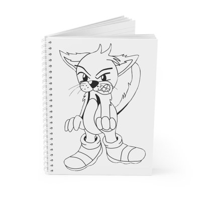 Angry Cat Notebook