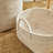 Qiana Whitewash Rattan Woven Orchard Storage Baskets, Set of 2