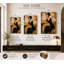 «Golden Hour Glamour - Elegant Woman with Martini», art mural sur toile-444816022