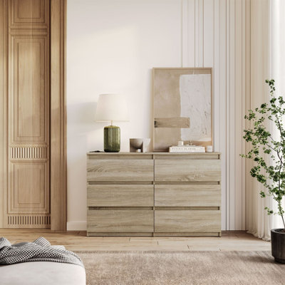 120 cm W Chest of 6 Drawers