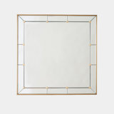 Claus Square Iron Beveled Mirror