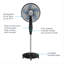 Ventilateur d'extérieur Rowenta, portable et résistant aux intempéries, noir
