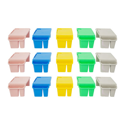 Portable Activity Tray, Stackable Portable Lap Tray(15 PCS)