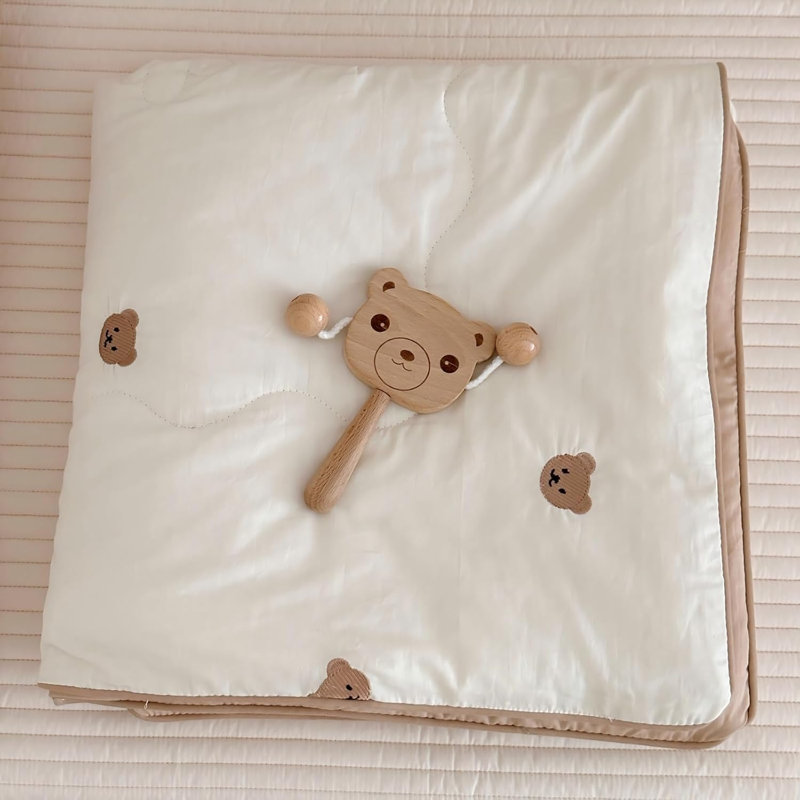 Couverture pour bébé courtepointe respirante, L 47 po x L 59 po