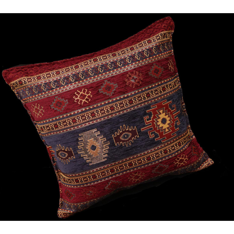 Housse et insert rectangulaires en chenille, Bourgogne