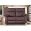 Causeuse inclinable en cuir 59,8 po Avshalom-907905417