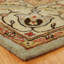 Hand Tufted Wool Oriental Area Rug in Light Blue/Gold-1760685990