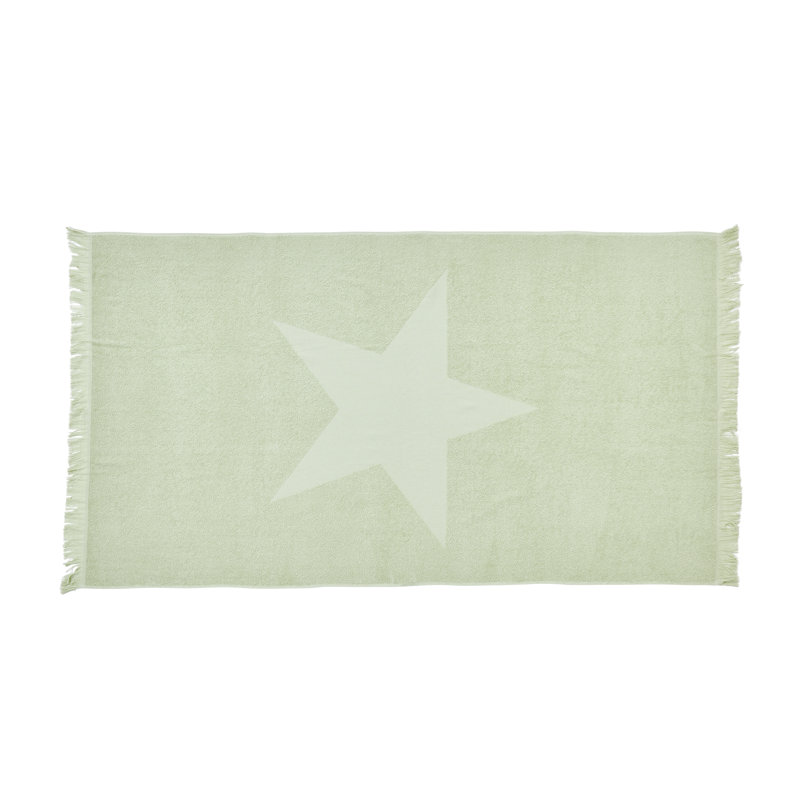 Cuffee Lightweight Beach Towel, Light Green