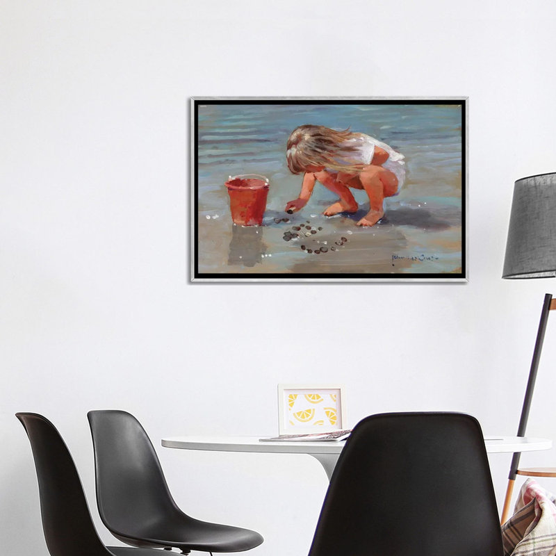 «Leaving My Name» par John Haskins - Reproduction d'art sur toile encadrée, H 26 po x l 40 po x 1,5 po