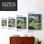 «LANDSCAPES Series XCVII», reproduction encadrée - bois massif-765706056