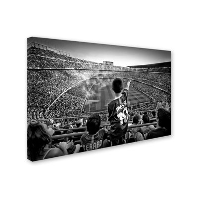 «Cathédrale du football», reproduction de photo sur toile tendue