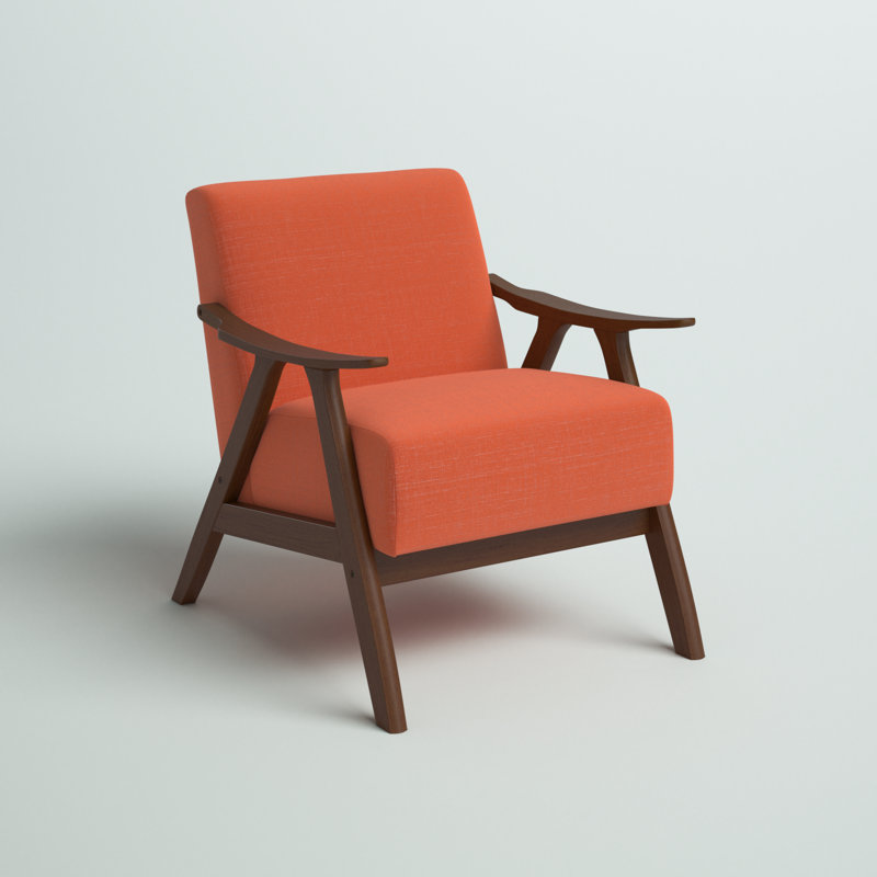 Fauteuil Lyelah, Tissu orange