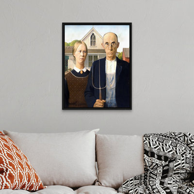 «American Gothic» par Grant Wood - impression