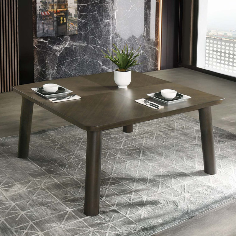 Square Dining Table , Walnut