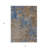 3' X 5' Navy Blue And Brown Abstract Washable Indoor Outdoor Area Rug
