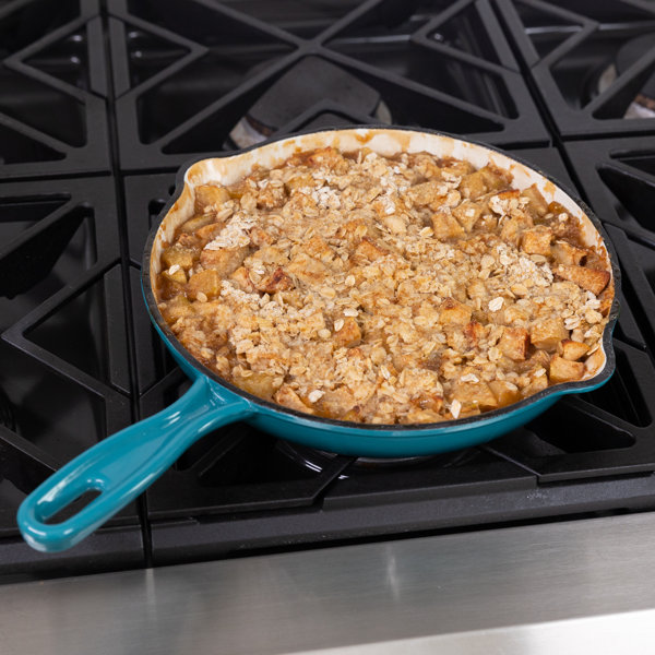 Basque Enameled Cast Iron Cookware Set, 7-piece Set, Nonstick ...