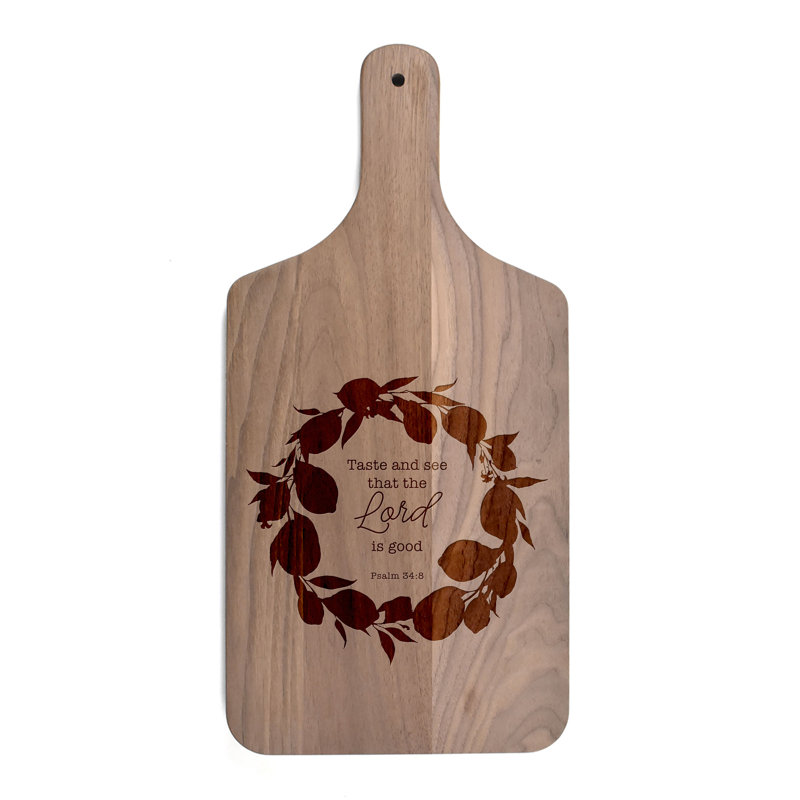 Lemon Wreath Cutting Board