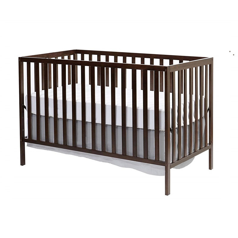 Lit de bébé convertible 2-en-1 Cheatham, Espresso (Java)