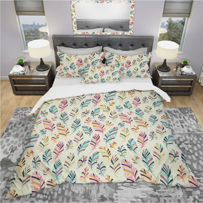 Ensemble de housse de couette en microfibre bleu