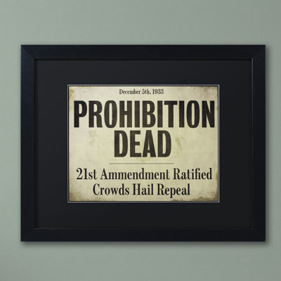 «Prohibition» par Jadaya, art textuel encadré