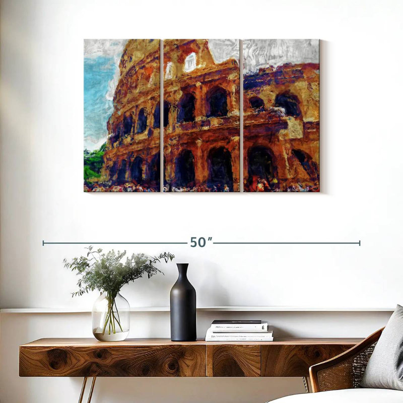 Rorry Rome Colosseum, 24" H x 38" W
