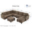 Canapé modulaire rembourré avec repose-pieds 8 pièces Zendajas-1291628344
