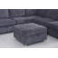 Canapé modulaire modulaire, canapé convertible avec rangement, ensemble de canapé pliant multifonctionnel en tissu, canapé 4 places (gris)