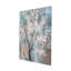 Arbre en fleurs, peinture sur toile tendue