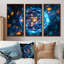 Cosmic Sacred Geometric - Fractals, ensemble d'art mural-1029576217-1029576211