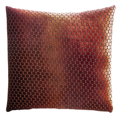 Dots Square Velvet Pillow Cover & Insert