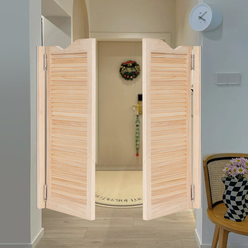 Solid Wood Café/Saloon Doors, 35.83" x 42.13", Wood