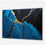 «Abstract Geode Blue II», art mural abstrait en marbre-522512928