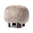 Genna 19.5" Wide Round Standard Ottoman-980556138