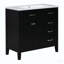 Meuble-lavabo 36 po avec lavabo et tiroirs 36 po-738745590