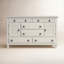 Commode 6 tiroirs avec armoires Gleda