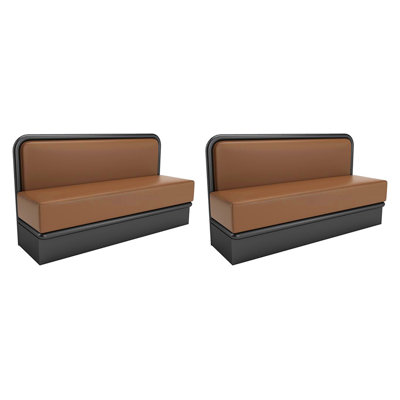 Restaurant Cafe Milk Tea Shop Bakery Bar Bench Faux Leather Upholstered Bench