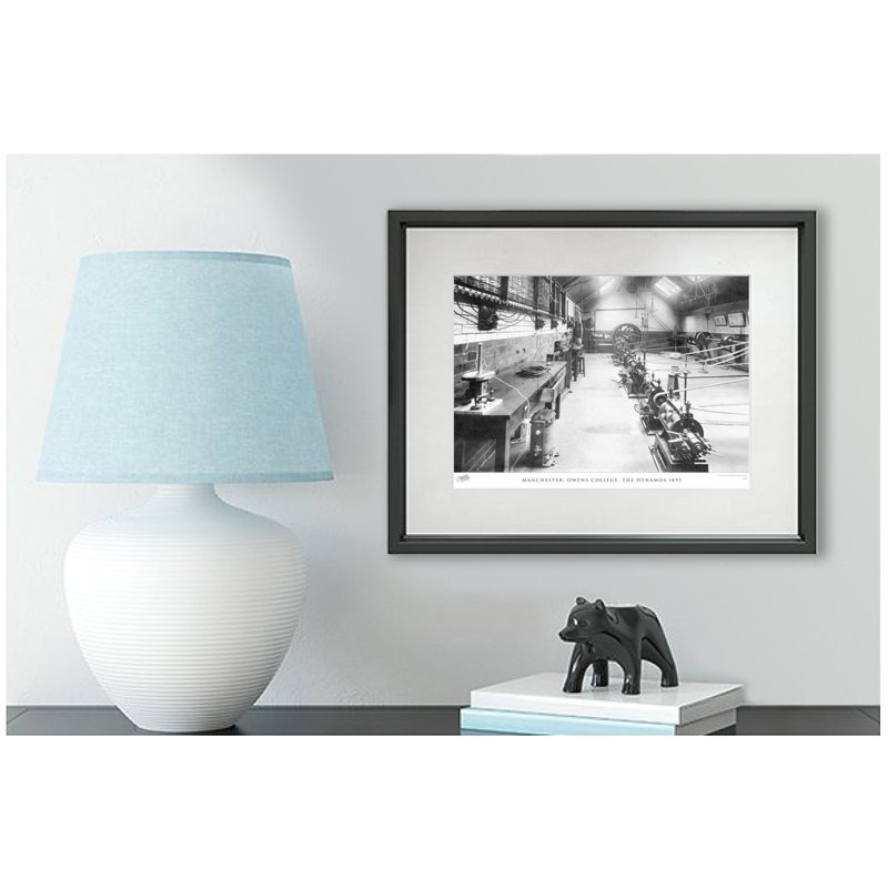 Manchester, Owens College, The Dynamos 1895 by Francis Frith - Single Picture Frame Print, 60cm H x 80cm W x 2.3cm D