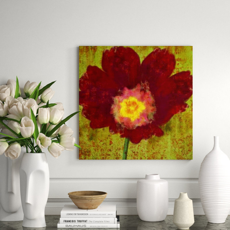 Flor Urbana II Painting, Knife Gel, 24" H x 24" W