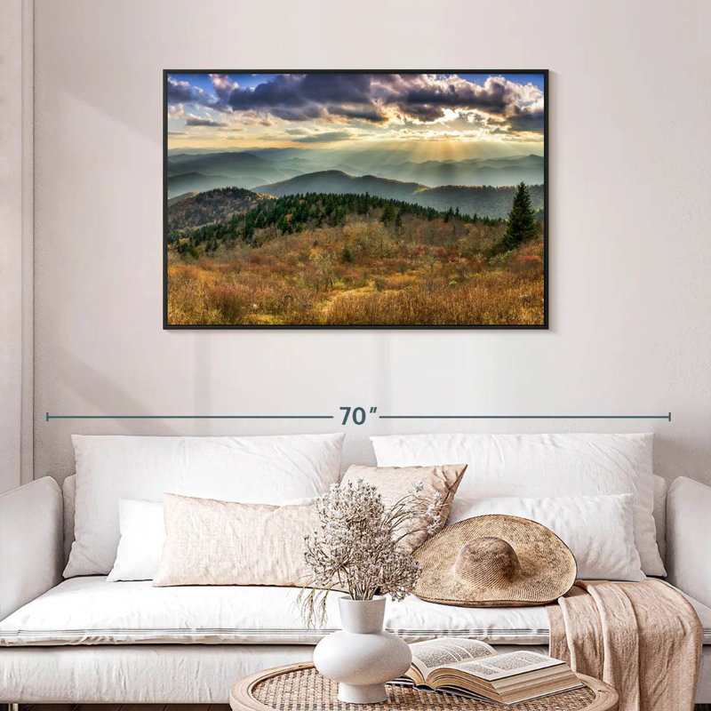 Parc national des Great Smoky Mountains, Cadre flottant noir, 43 po x 29 po
